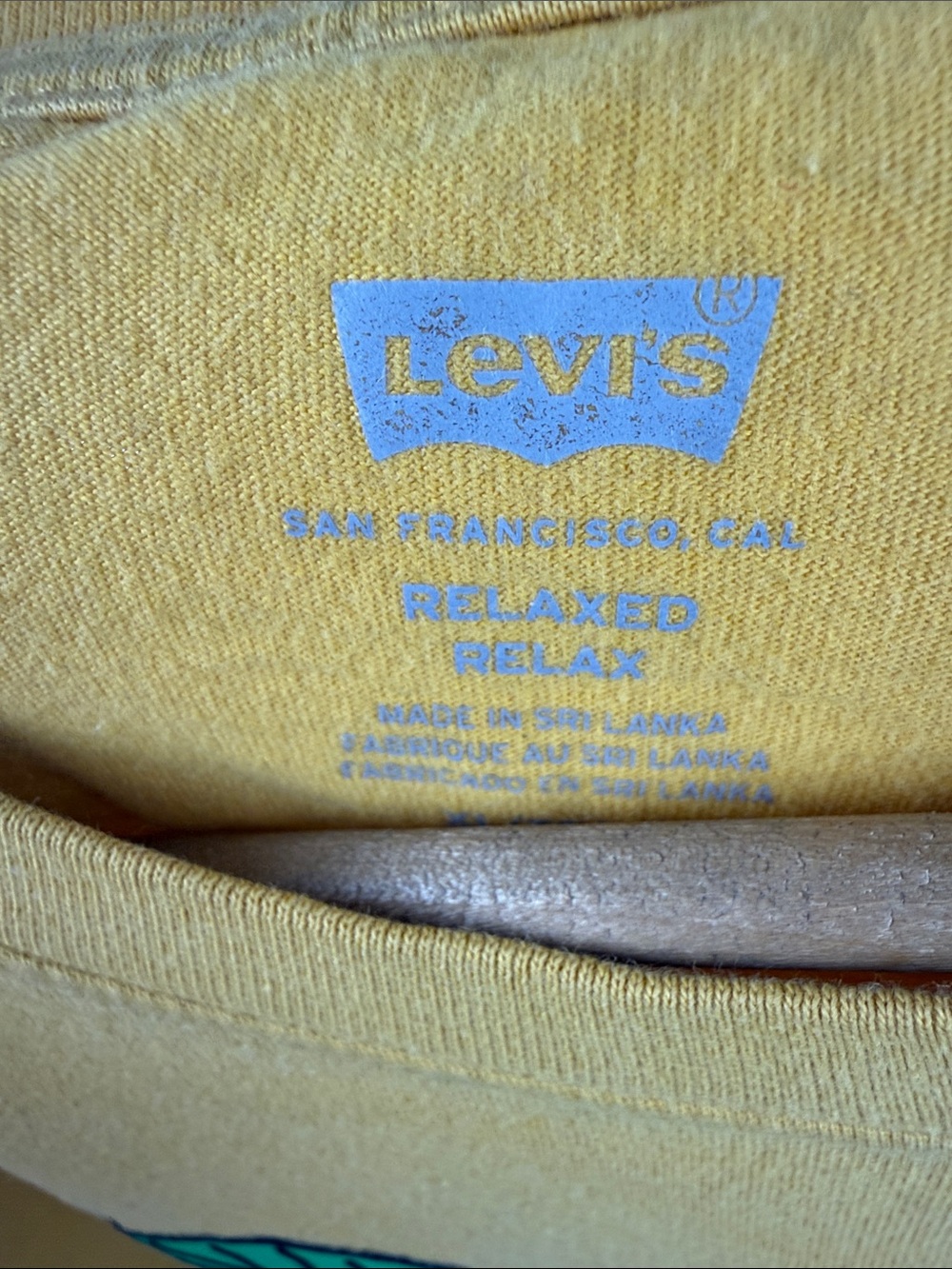 Levi's Yellow Tee with Cherry Graphic - Picture 2 of 4